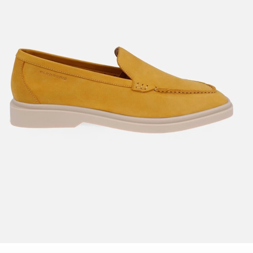 Clergerie Yellow Loafer - 39EU - 8 US - runs small!